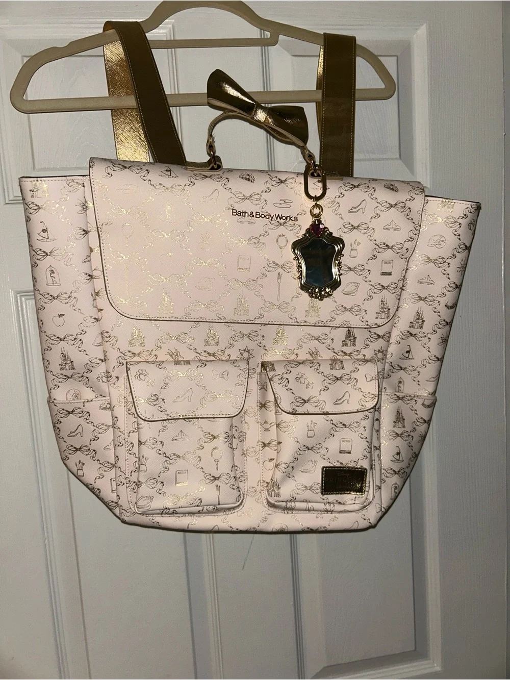 BNWOT Bath & Body Works Disney Tote with Gold Accents